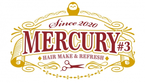 ヘアーメイク&リフレッシュ　MERCURY#3ロゴ
